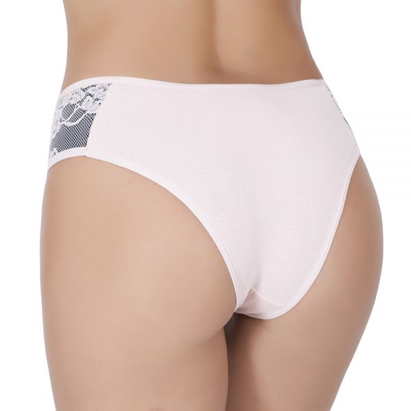 Tangão Lateral Renda Forrada em Algodão Egípcio