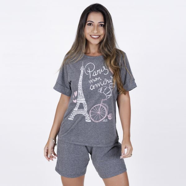 Pijama Curto Careca Paris