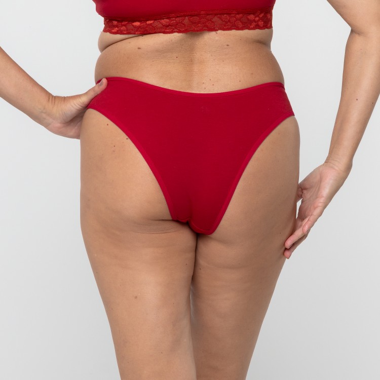 Tanga Básica Rubi em Algodão Egípcio