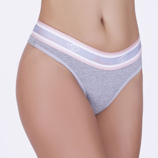 Fio Duplo Em Algodão Egípcio com Elástico personalizado Mescla Claro