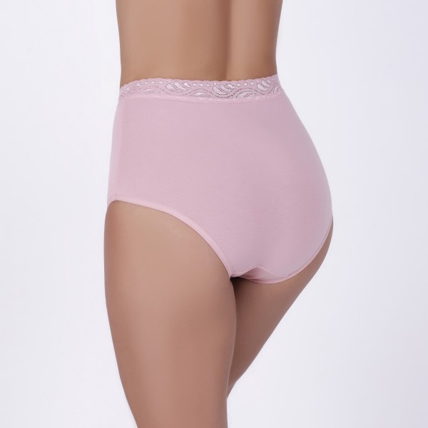 Calcinha Hot Pant em Algodão Egípcio Romance com detalhe em renda