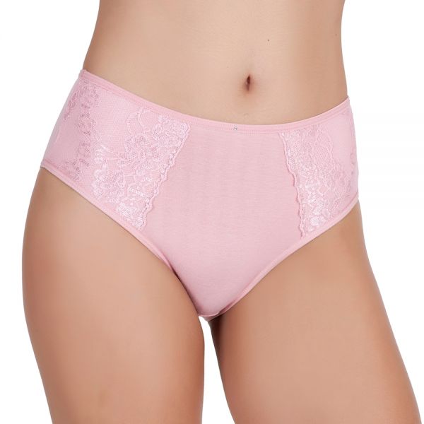 Calcinha com Detalhe em Renda Sobreposta Romance