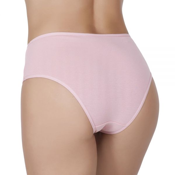 Calcinha em Algodão Egípcio Romance com Detalhe Renda na Cintura